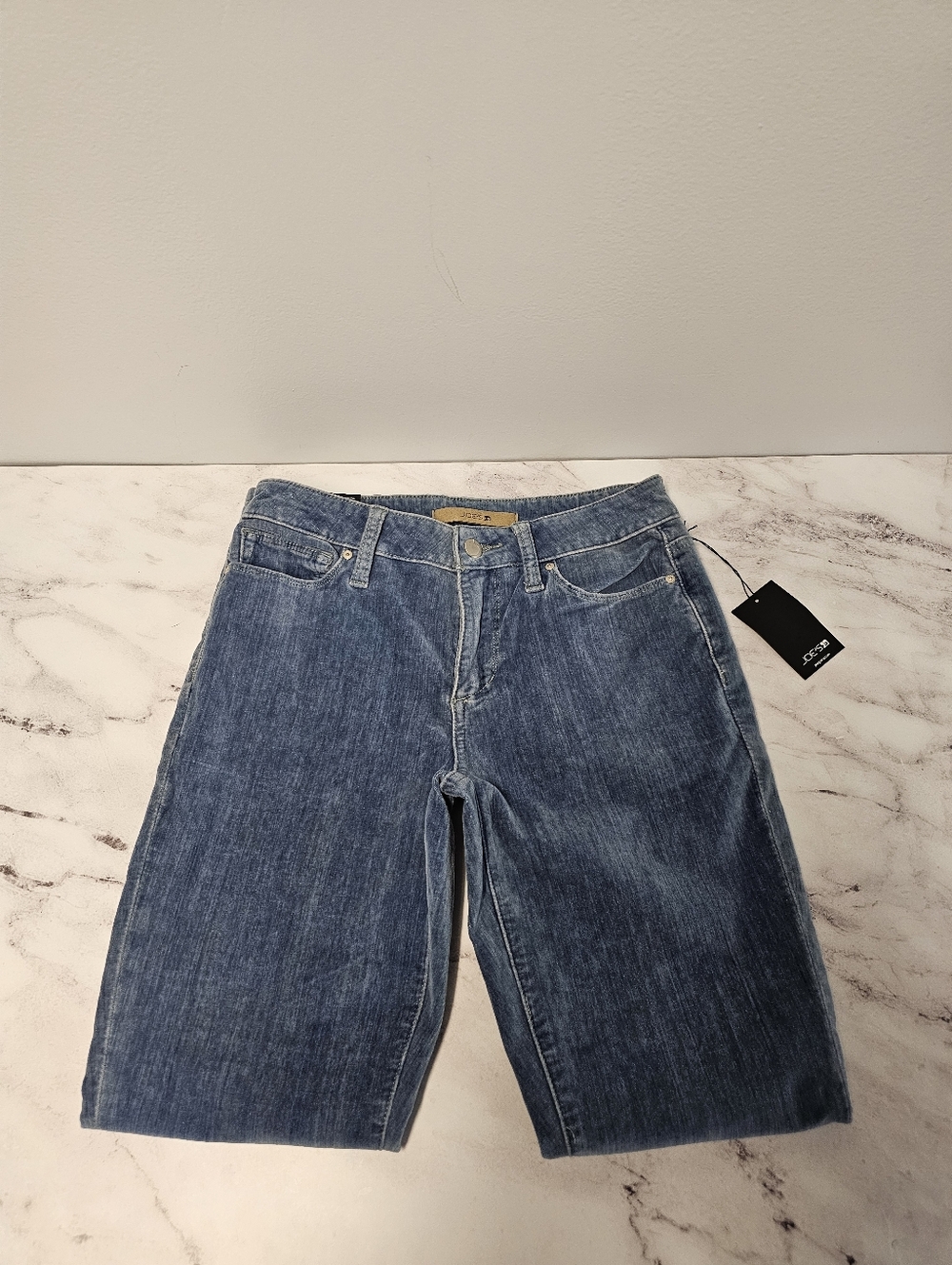 Joe's Jeans High Rise Skinny Ankle Suede Blue Jeans‎ 26 NWT - Picture 5 of 9